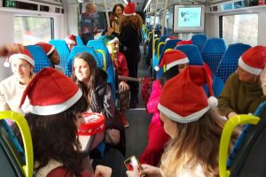 Happy Train Passengers